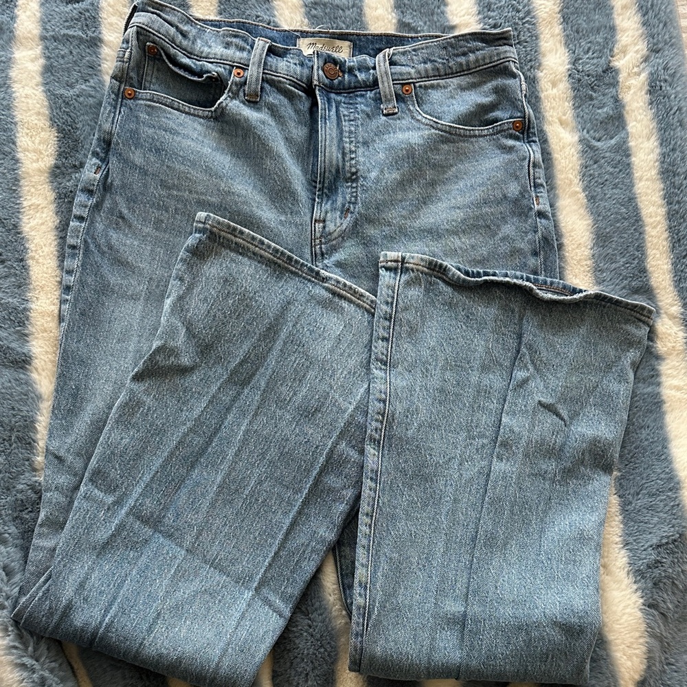 Madewell Light Blue Wide Leg Jeans